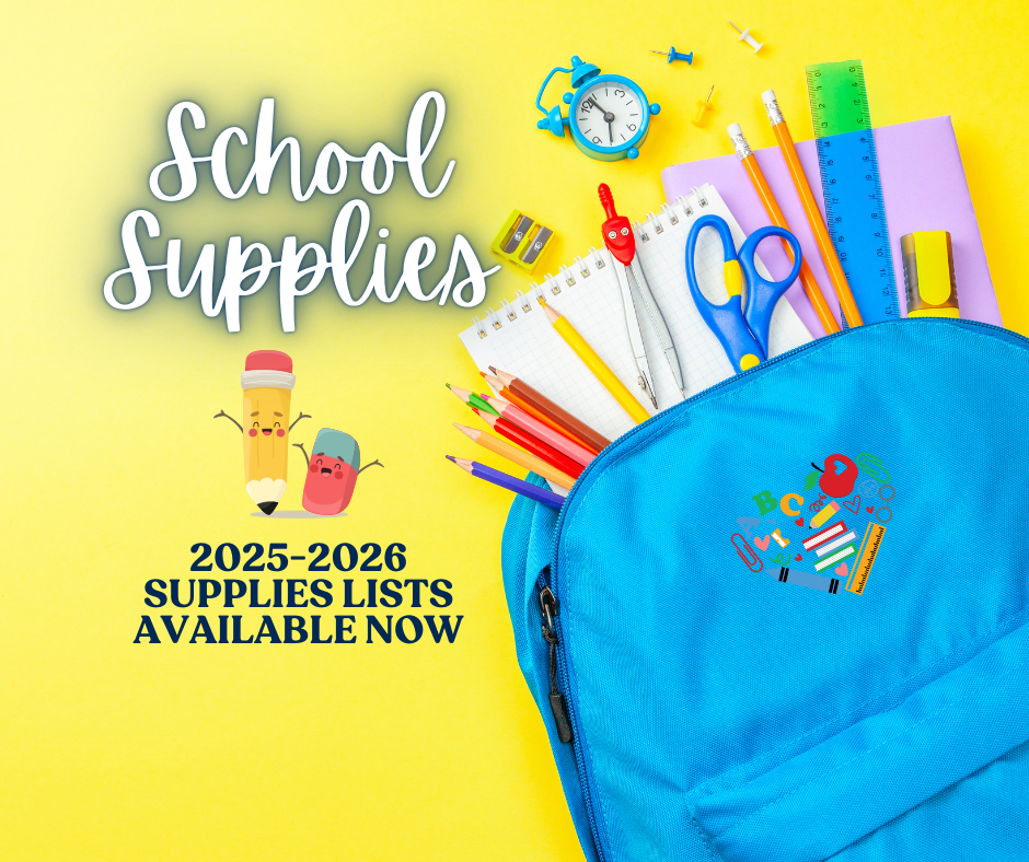  School Supplies Lists